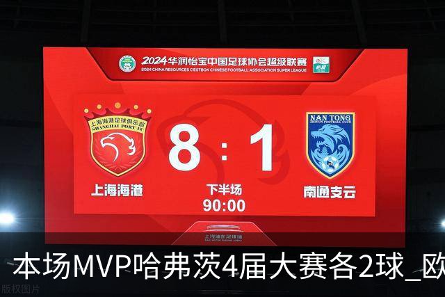 本场MVP哈弗茨4届大赛各2球 欧洲球员仅逊于凯恩姆巴佩